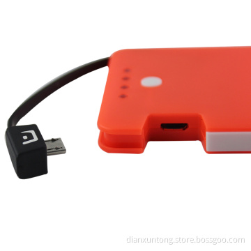 3000mAh Mobile Power Bank with Cable for Samsung